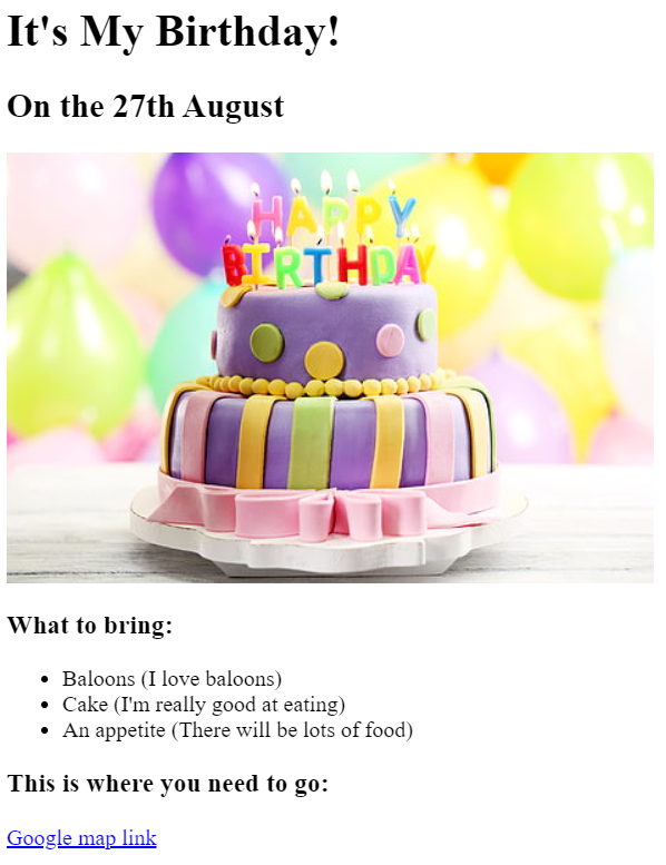 image of birthday card